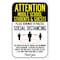 Signmission Public Safety Sign-Middles School Students & Guests Social Distancing, 12" H, A-1218-25390 A-1218-25390 - alternate 1